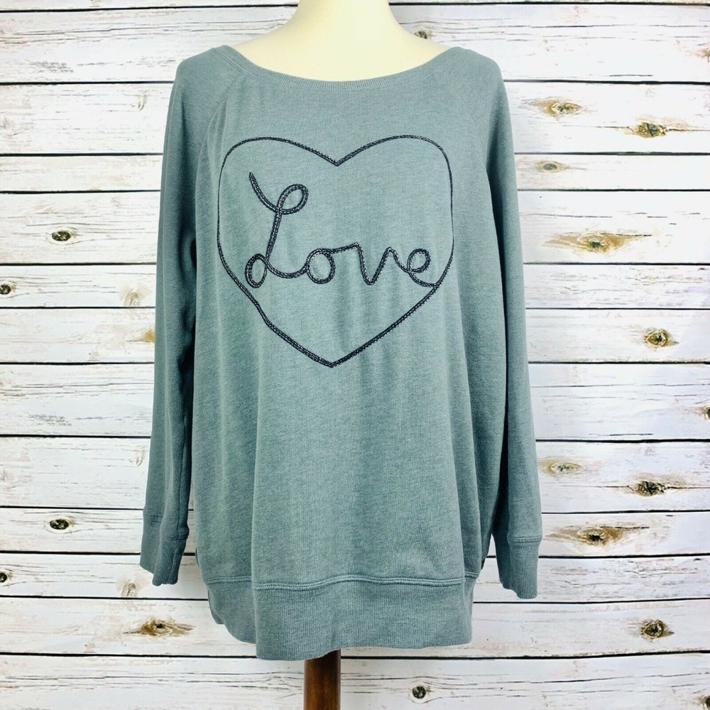 Victoria's Secret Love Stitched Pullover Sweater